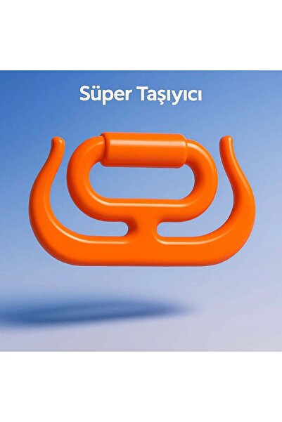 MUHAMO 2 Adet Çok Amaçlı Market Pazar Poşet Taşıma Aparatı Kiti VE 1 ADET Dam...