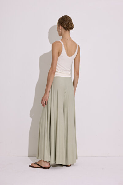 Manuka Drapey Casual Pants Pastel Green