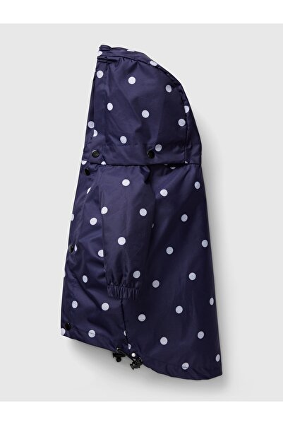 GAP Kadın Lacivert Desenli Köpek Yağmurluğu