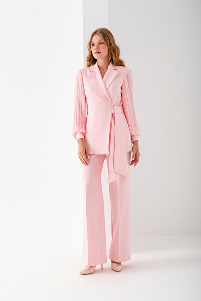 Vuntal BUTİK CHIFFON SLEEVE DOUBLE SET