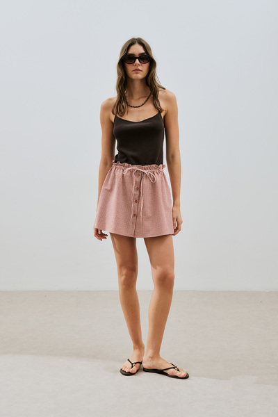 Manuka PÖTİKARE ŞORT ETEK KİREMİT