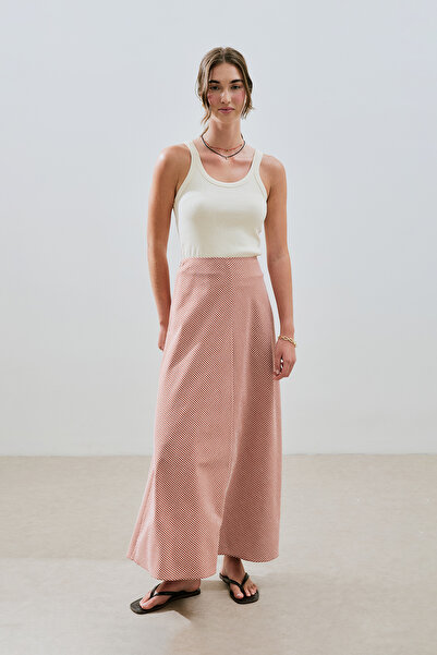 Manuka PÖTİKARELİ ETEK KİREMİT