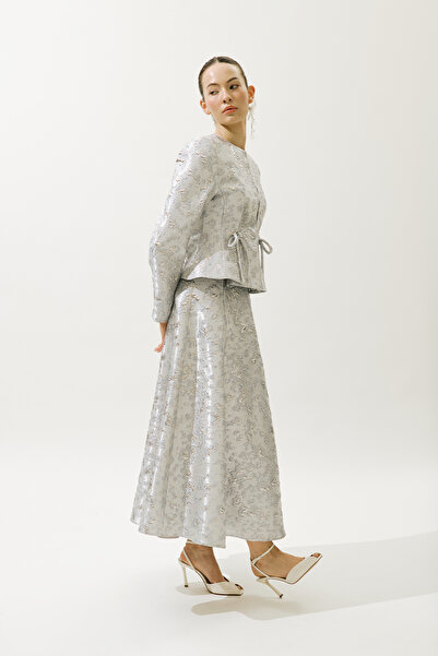 Manuka Mary Evening Jacquard Skirt Blue