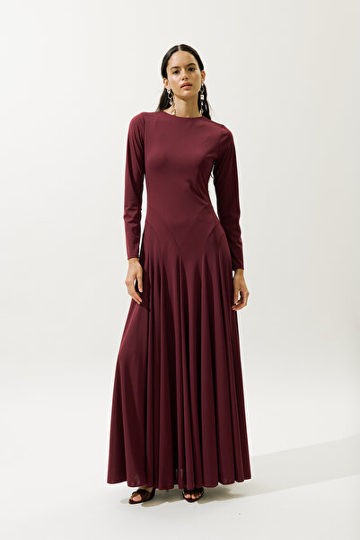 Manuka Asia Evening Dress Bordo