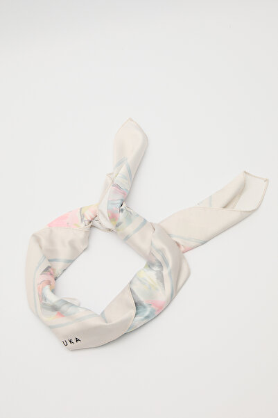 Manuka Zelený šátek SOFIA se VZOREM PRODÁVANÝ