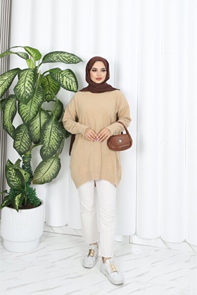 NİSUM MODA NİSUM bradata tunika ovalnog kroja sa vezicama