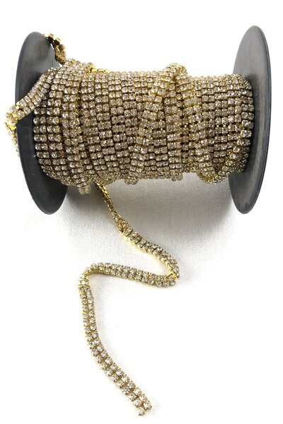 Limelia Panglică cu două rânduri de culoare aurie