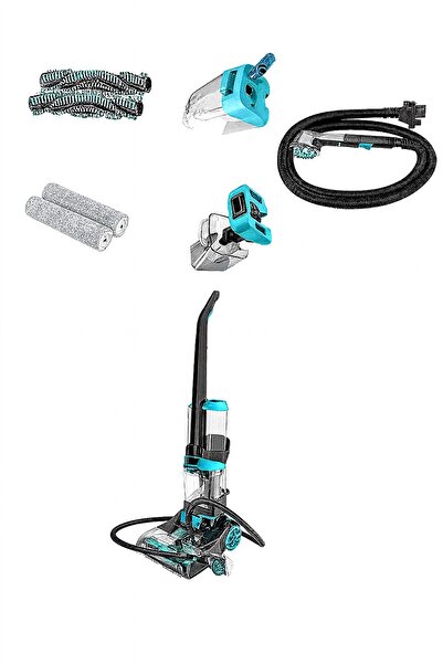 HALEY Aspirator tip canistră de 1350 ml, 800 W, cu filtru de aer ultrafin și funcție de curățare umedă-uscată