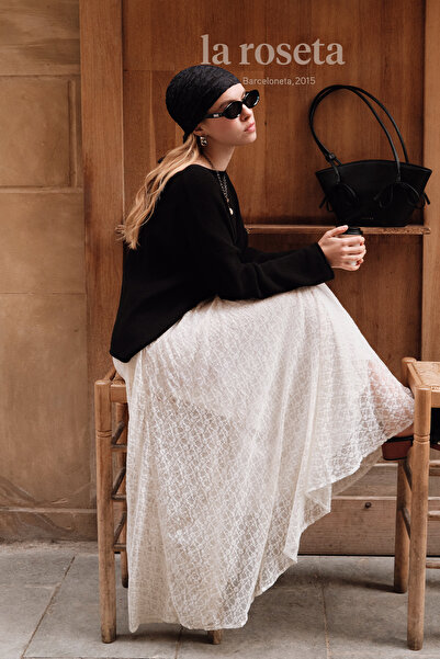 Manuka Спідниця плісе екрю DANTEL