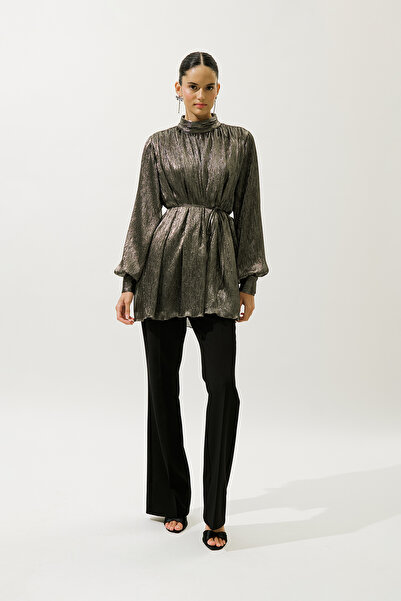 Manuka Shiny Tunic with Volan Gold
