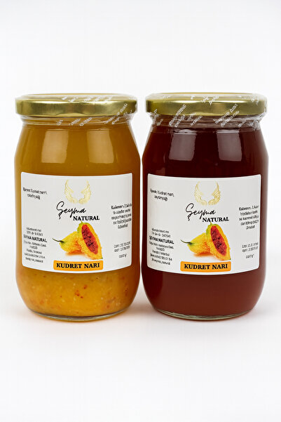 Şeyma natural Zeytinyağlı kudret narı ve kantaron yağlı kudret narı 2 X 400 gr