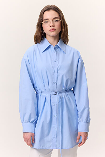 Manuka Tunic with Blue Belt Detail