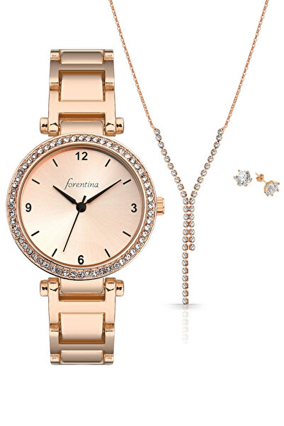 Forentina Kol Saati Kolye Küpe Set - Ps158800tr