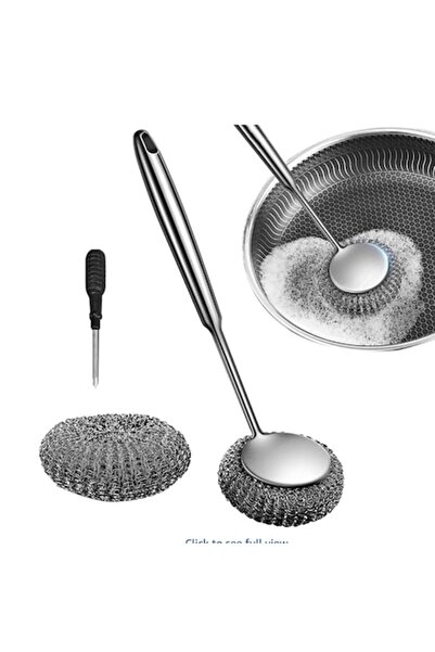 OEM Cleaning brush for pans, dishes, hard surfaces with stainless steel cap