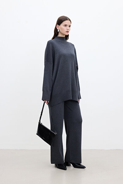 Manuka DÜZ PAÇA TRİKO PANTOLON ANTRASİT