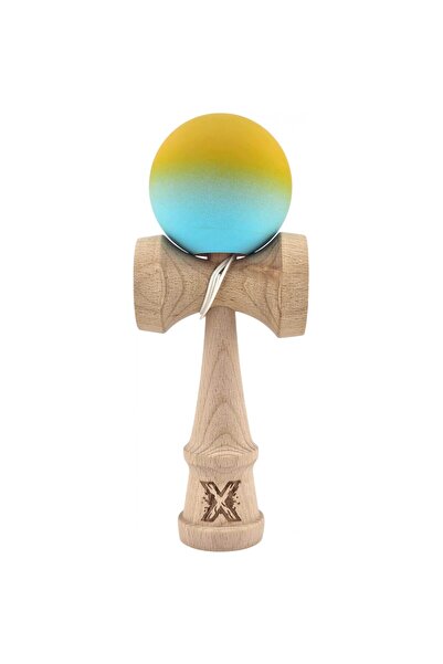 GOLD MARKET Jucărie interactivă Kendama Profesională, din lemn cu bila cauciu...