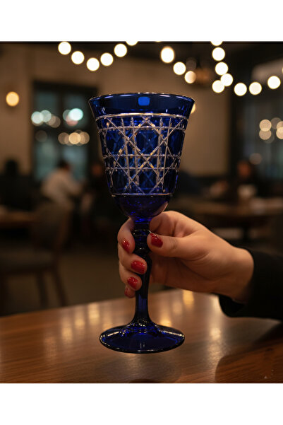 DECOSTYLE Gloria El Kesmesi Renkli Kadeh Bardak 270 cc