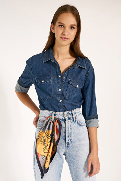 Axesoire 13464 Φουλάρι μπαντάνα με λουλούδια