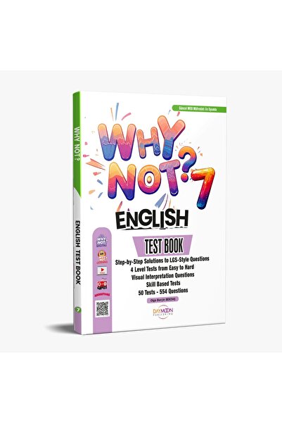 Daymoon Publishing WHY NOT? 7. SINIF WHY NOT ENGLISH TEST BOOK (GÜNCEL MÜFREDAT)