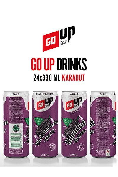 GoUp 24'lü Go Up Karadut Aromalı Gazlı İçecek