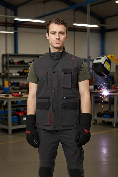 PayBuy Armadillo Ripstop Multi-Pocket Vest Isg Galium Work Outdoor Lightweight Functional Design