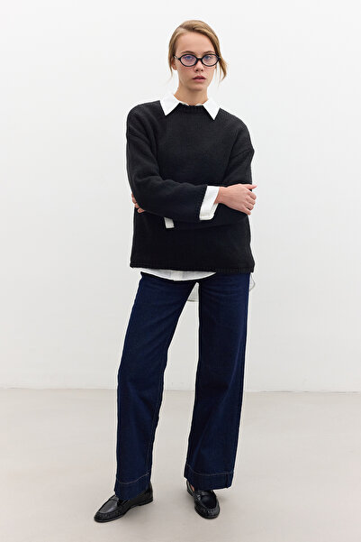 Manuka Black Oversize Sweater