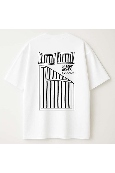 Coredra Never Enough Sleep Oversize T-Shirt pentru bărbați - C101