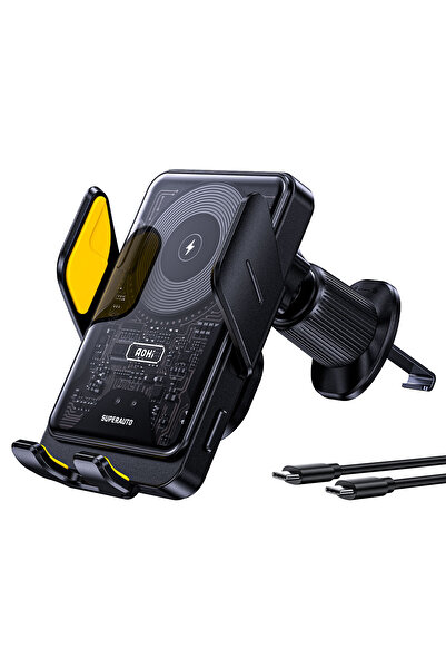 Aohi Superauto Araç İçi Şarjı, 15W Hızlı Şarj Aleti, Siyah