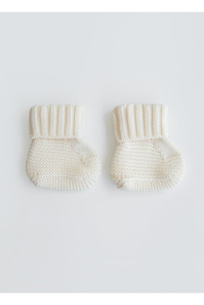 kitikate Organic Knitwear -Natural Booties