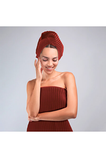 Püskül Tekstil Розкішний банний рушник 1 шт., вафельне плетіння, 100% бавовна, висока якість, швидковисихаючі банні рушники