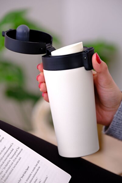 Penguen Thermos Mug - 380ml, 6 Hours Warm & 12 Hours Cold, Sus304 Steel, Bpa Free