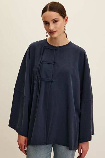 Manuka Sötétkék ing - nyakkendővel