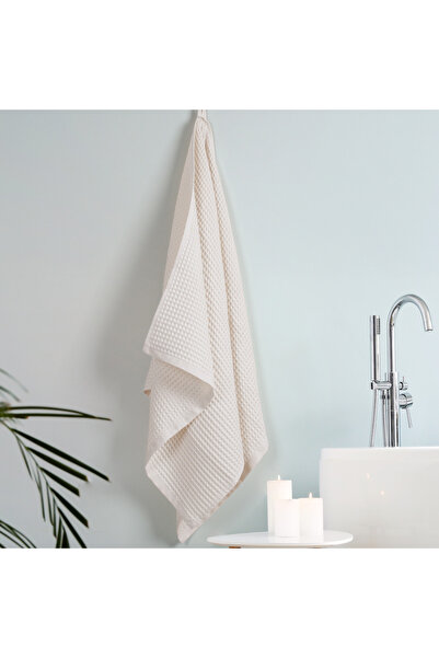 Püskül Tekstil Розкішний банний рушник 1 шт., вафельне плетіння, 100% бавовна, висока якість, швидковисихаючі банні рушники