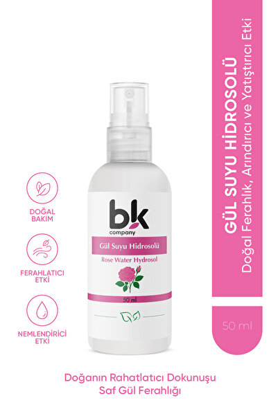 BK COMPANY Gül Suyu %100 Saf Gözenek Sıkılaştırıcı Aydınlatıcı Ve Arındırıcı ...