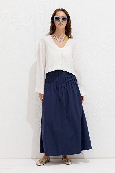 Manuka Ecru Modal Blouse - Buttoned