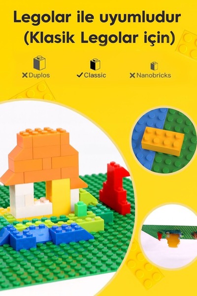 ThinkMaster 11023 Classic Yeşil Plaka (Zemin) - Classic Yeşil Zemin 11023 - 25cmx25cm ebatlarında