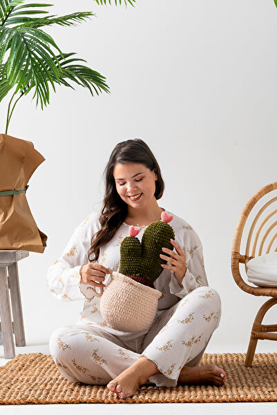 nisaNCa Long Sleeve Plus Size Women's Pajama Set- Floral Print Pajamas - Pinterest Basic Women's Pajamas