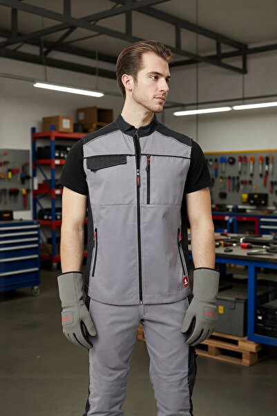 PayBuy سترة عمل صيفية من البوليستر جبردين أليوم سترة خارجية خفيفة الوزن قابلة...