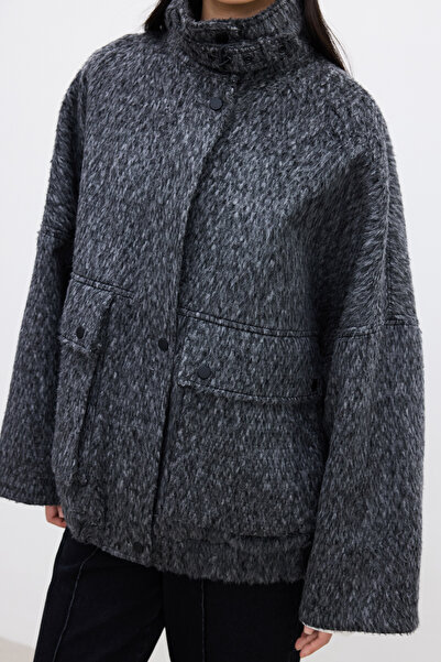 Manuka CHELSEA BOMBER KABAN ANTRASİT