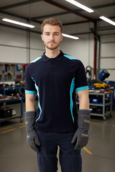 PayBuy Polo Neck T-Shirt Workwear Safety Breathable Flora Shirt Stylish Comfo...