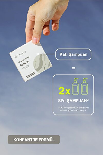 miseca Selene Hassas Ciltler Ve Çocuklar Yatıştırıcı Katı Şampuan 105 G