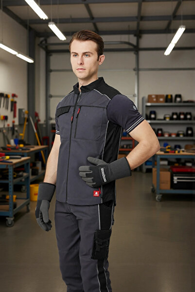 PayBuy Summer Work Vest Polyester Gabardine Allium Outdoor Vest Lightweight Breathable Functional with Pockets