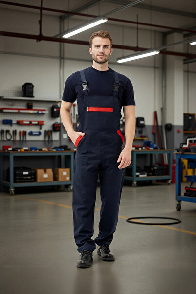 PayBuy بذلة سلامة العمل بذلة جبردين ناندينا البستاني ذات التفاصيل الداكنة، ملابس مريحة وأنيقة