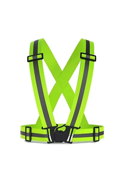 PayBuy Neon Warning Vest Safety Belt Vest with Buckle Practical Flexible Fabric