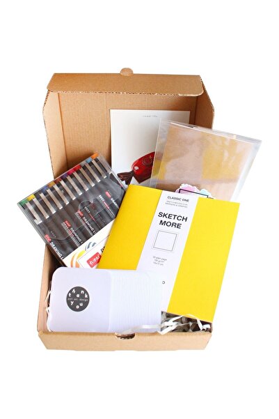 Poli Art Design Eskiz Seti Grafik 3'lü (eskiz Defteri + Renkli Çizim Kalemi 1...