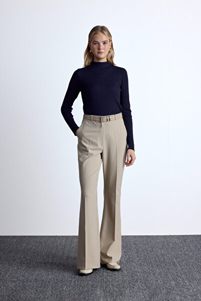 Manuka MAGAS NYAKÚ KÉSZÜLÉS BLUZ SÖTÉTKÉK