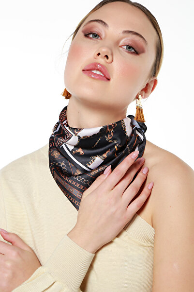 Axesoire 13709 Patchwork Patterned Bandana Scarf