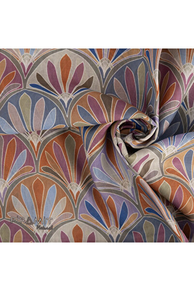 PİRAMİT Φουλάρι με φυσικό σχέδιο