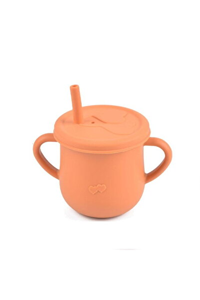 Empria Set hranire bebelusi, 6 piese, diversificare, silicon fara BPA, Empria, Portocaliu