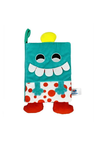 Empria Carte senzoriala bebe, cu picioruse, educativa pentru bebelusi, 18.5 x 15 x 3 cm, Empria,Croco